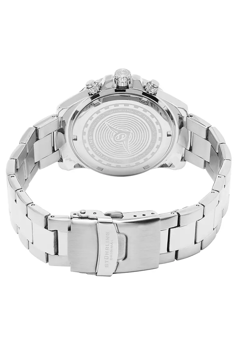 Stuhrling Original Concorso 985-01 Jam Tangan Pria Quartz Chronograph Analog