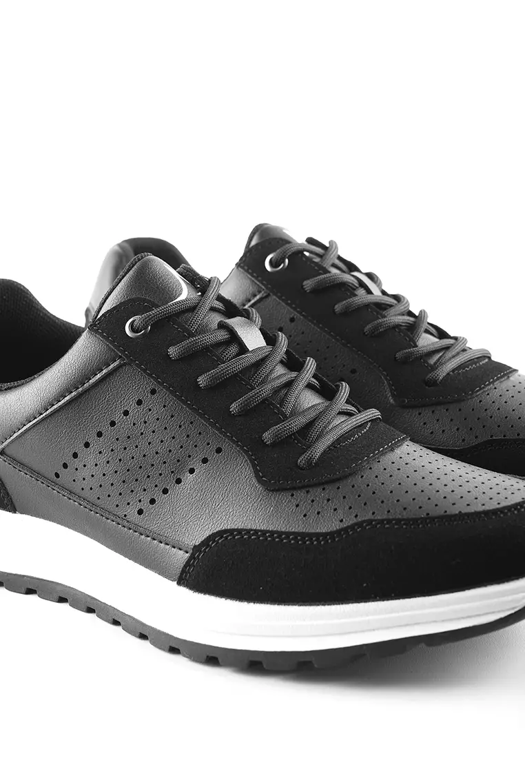 Jackson Azka 1JR Black - Sepatu Sneakers