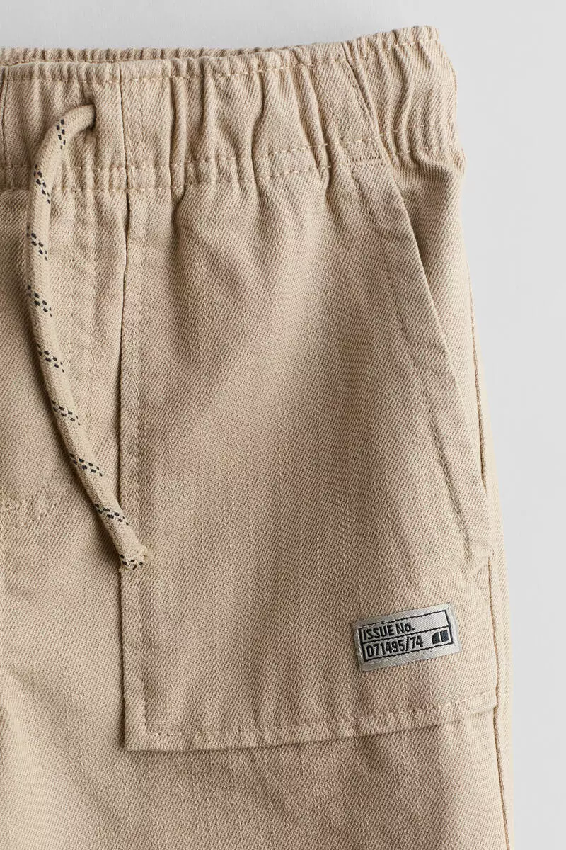 Cotton twill joggers