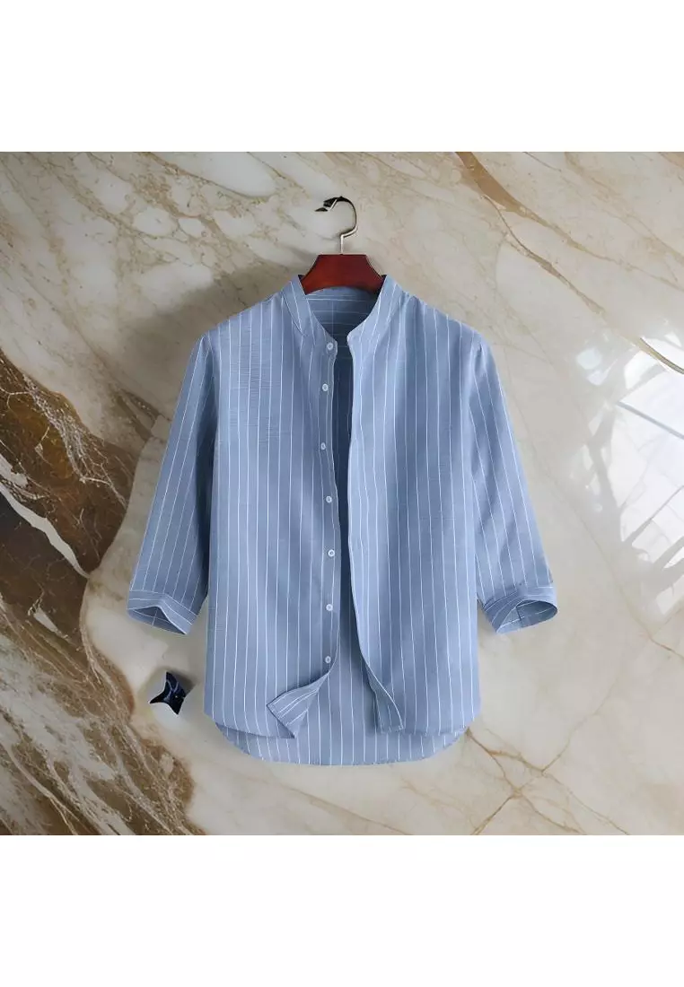 Stand collar shirt design online