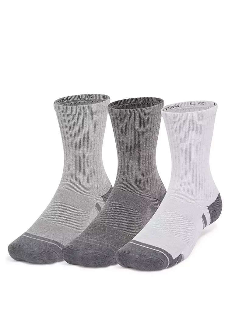 Performance Cotton 3-Pack Mid-Crew Socks