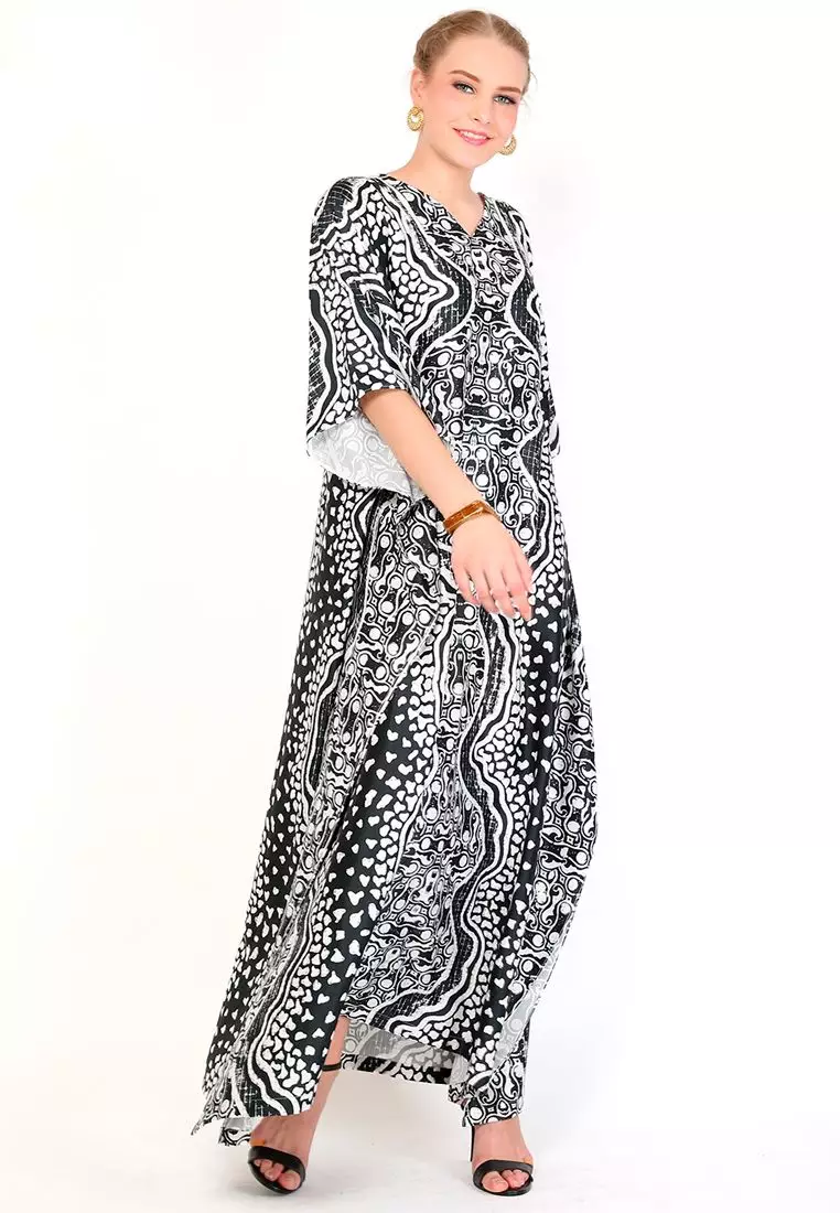Kanzi Exclusive Short Sleeve Batik Kaftan