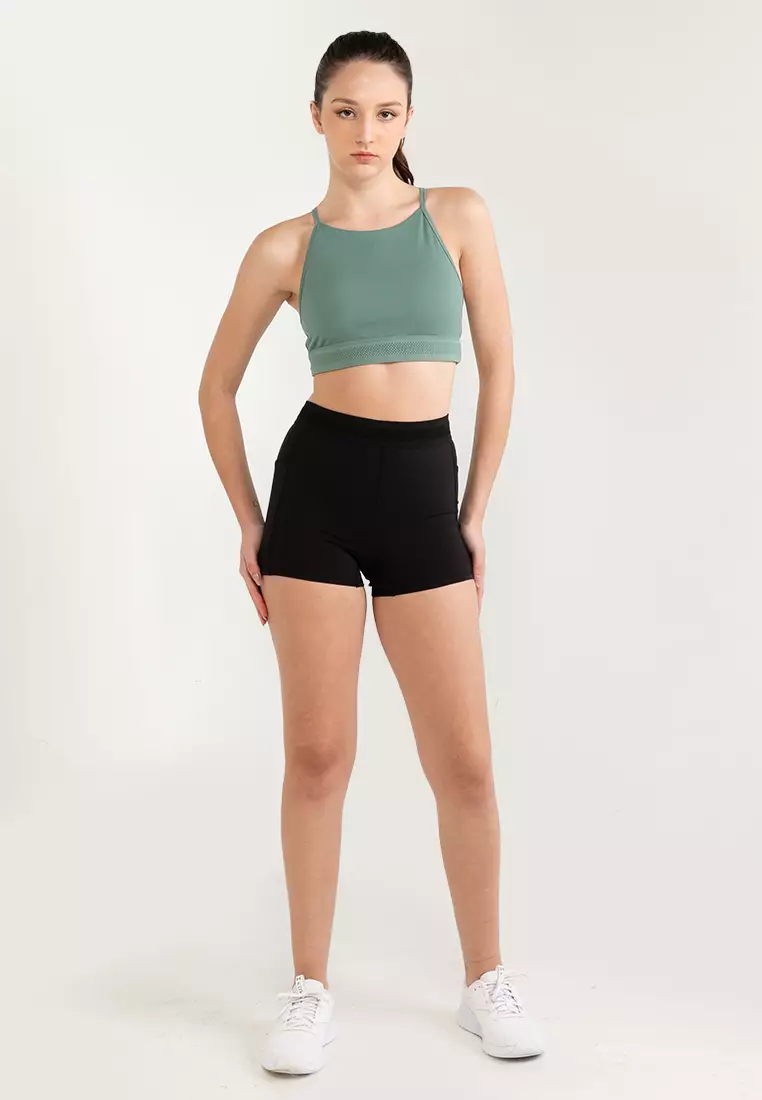 Ultra Soft Elastic Hem Crop