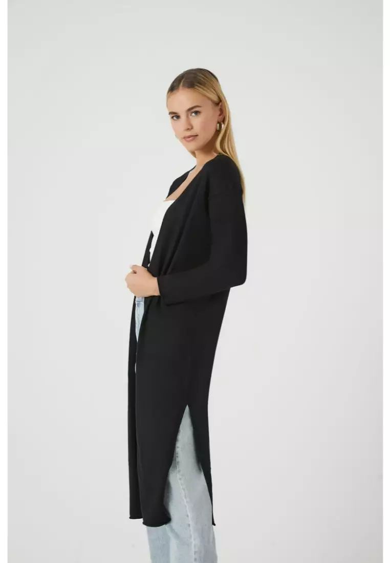 Forever 21 long hot sale black cardigan
