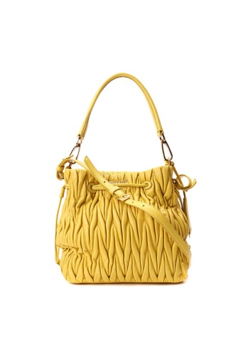 Buy Miu Miu MIU MIU MATELASSE BUCKET BAG Online on ZALORA Singapore