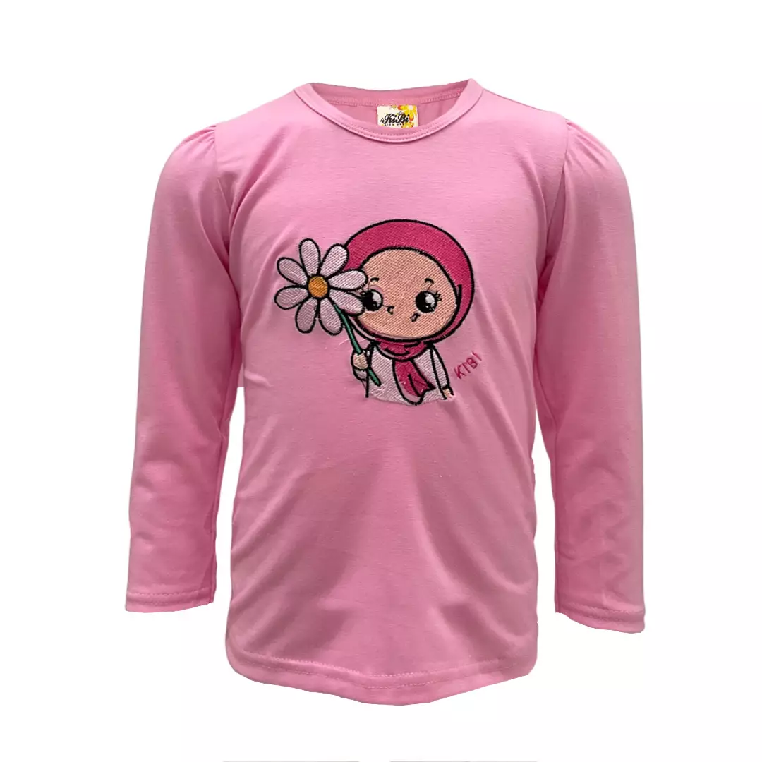 Kibi Kaos Anak Perempuan Bordir Character 10706317