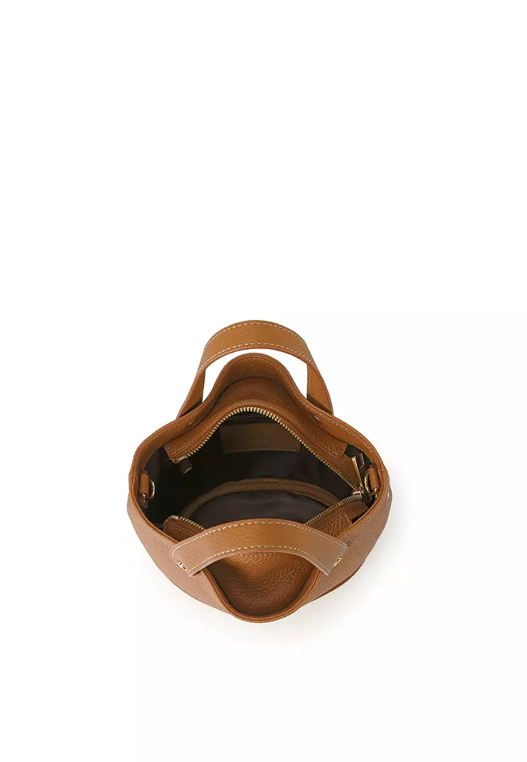 [Online Exclusive] JULIANA Mini Bucket Bag - Camel