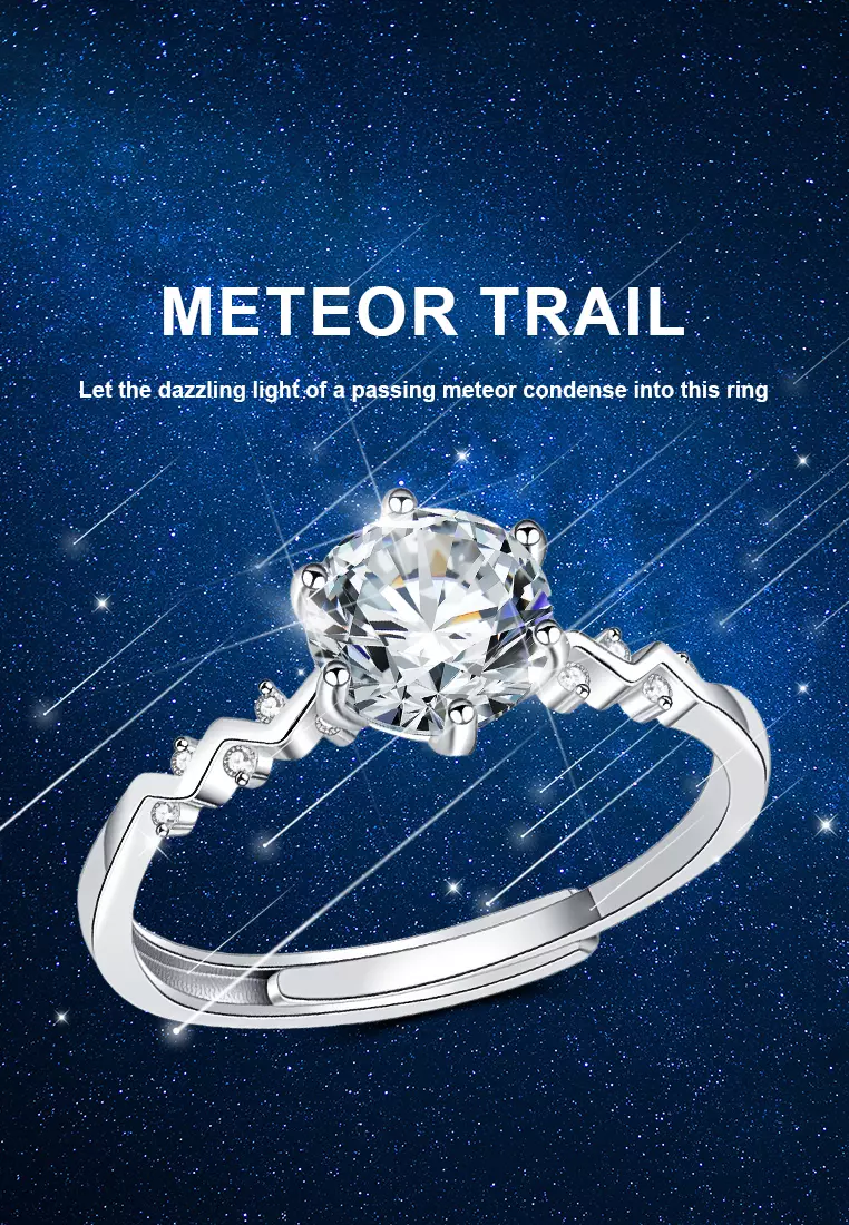 Cincin Wanita Elegan Fashion Style Perhiasan Cewek Free Size Dilapisi Platinum Anti Luntur OGR006