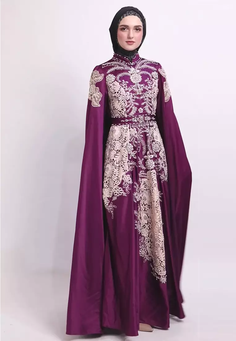 Bibiq Gamis Brokat Satin