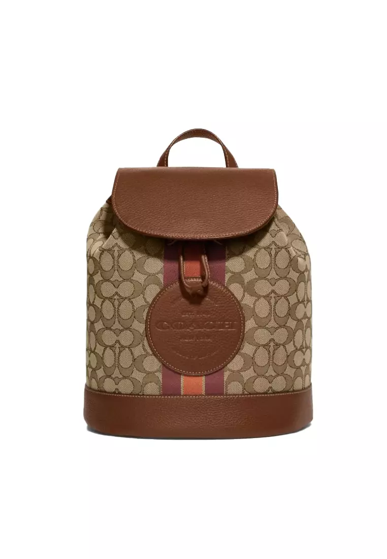 Buy Coach Coach Fabric with cow leather medium backpack for women