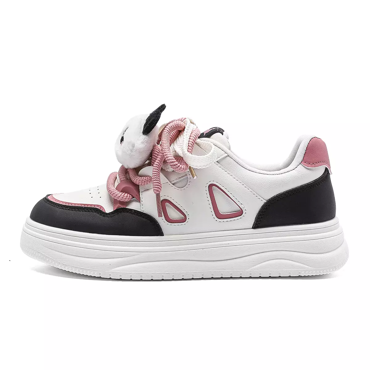 Sepatu Wanita Motif Lucu Sneakers Cewek Tali Pita Boneka Q2515