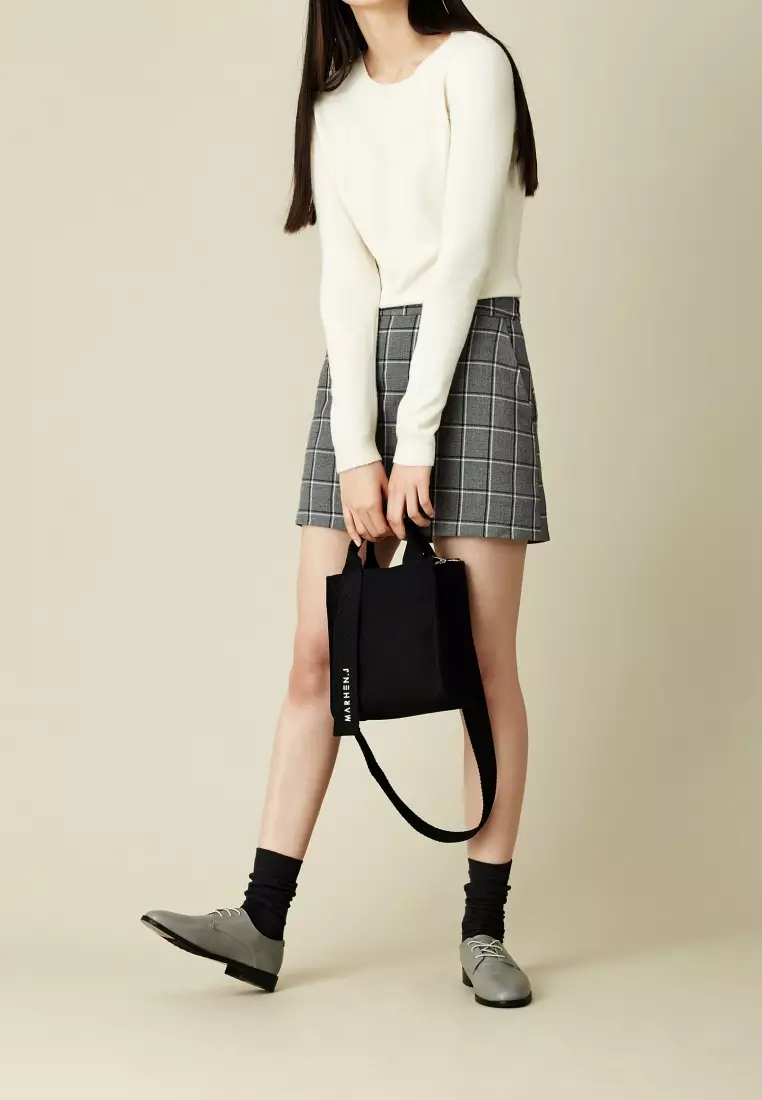 RICKY MINI Canvas Crossbody Bag All Black