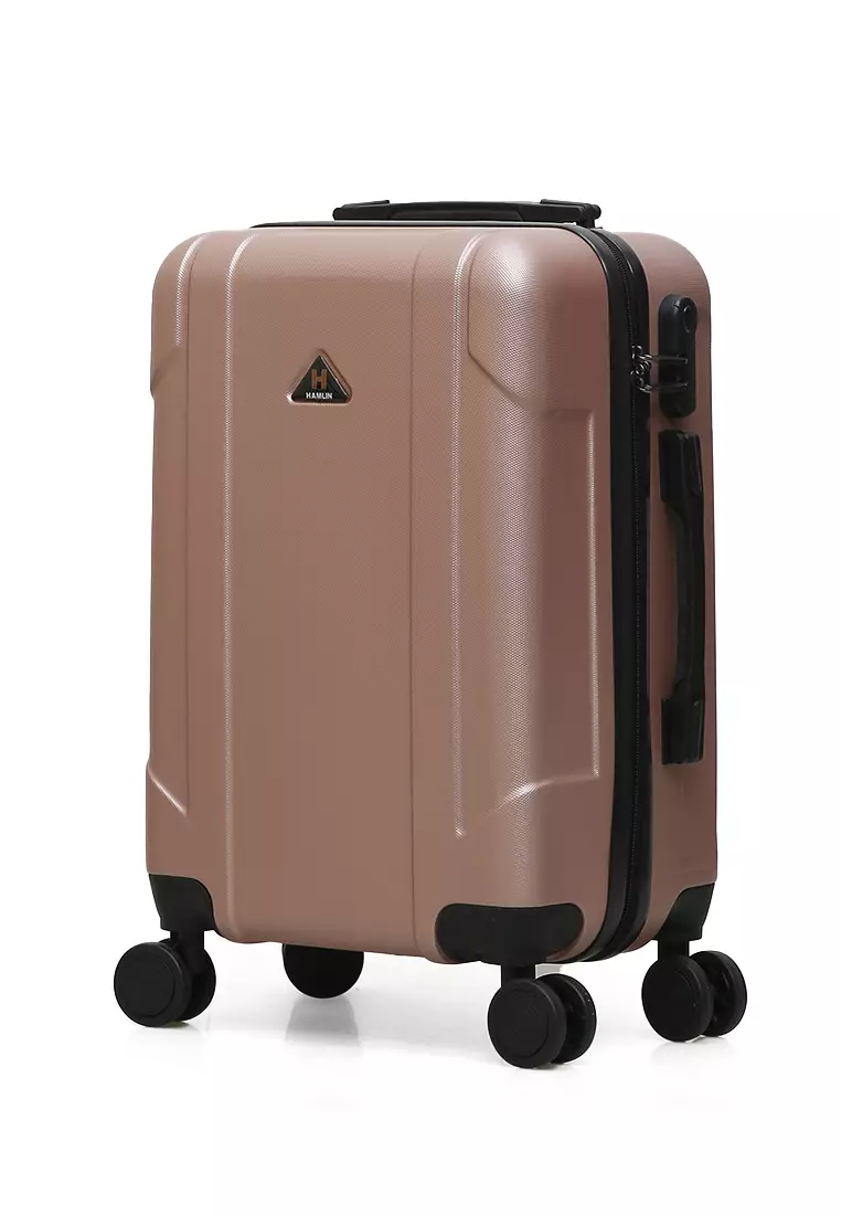 Carlton Koper Hardcase Unisex Size 20 Inch Suitcase Combination Lock Material ABS+PVC Coated ORIGINAL - Rose Gold
