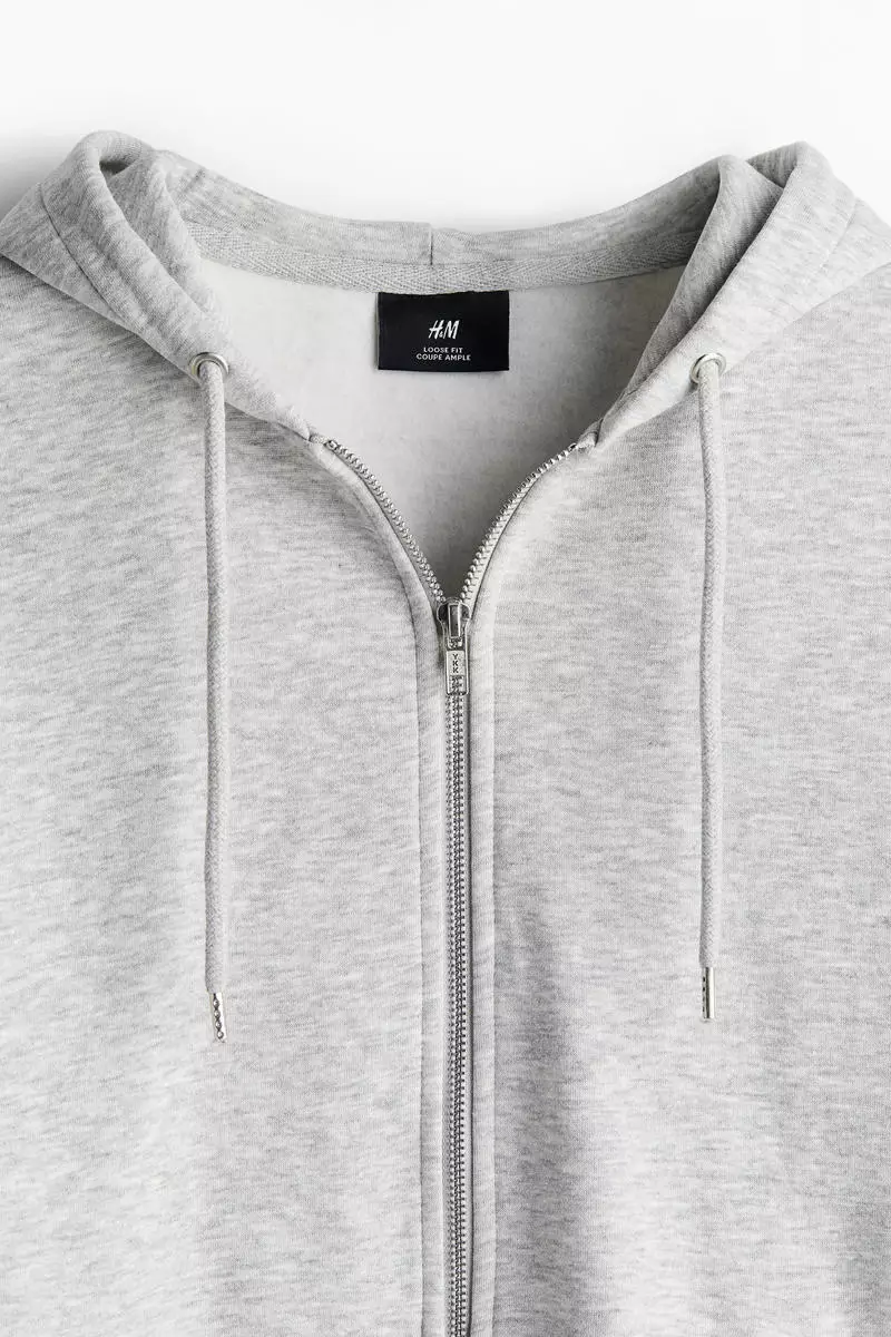 Loose Fit Zip-through hoodie