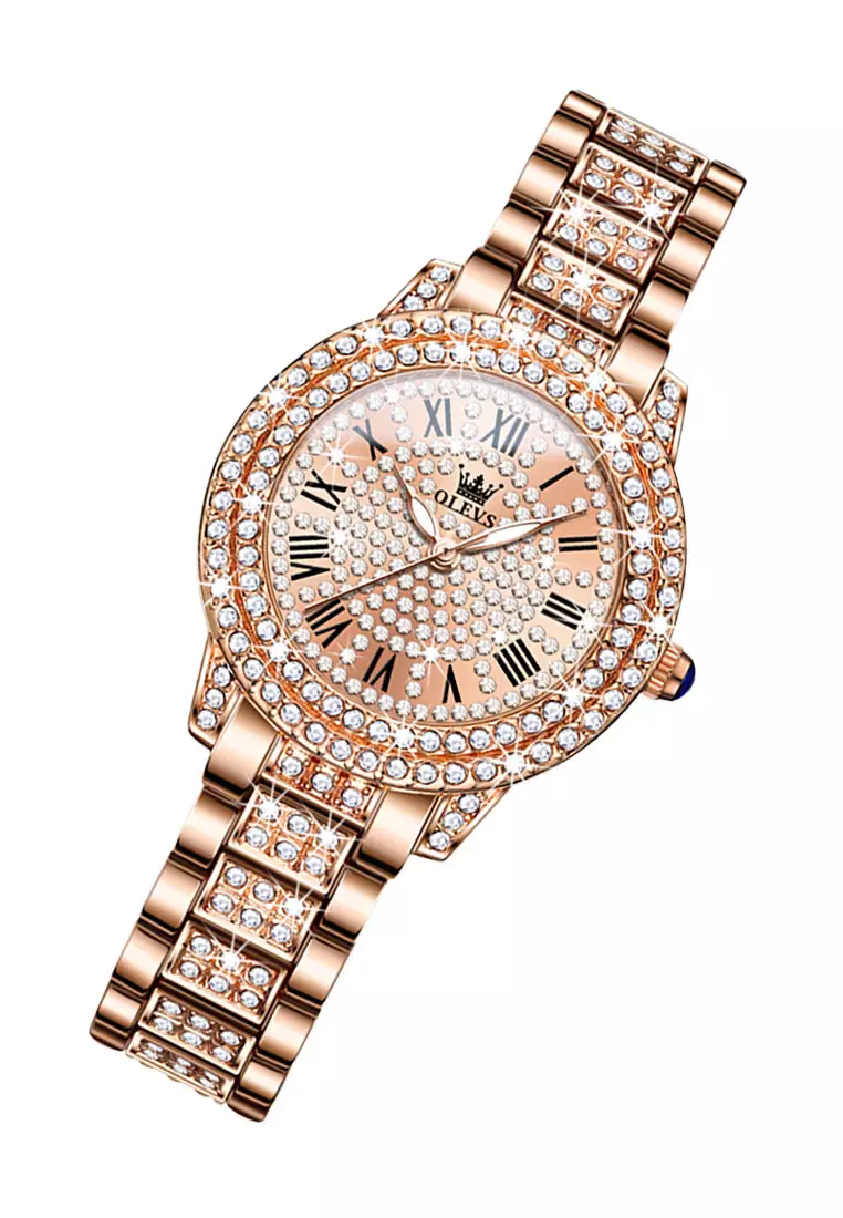 欧利时Lumera女士钢带腕表