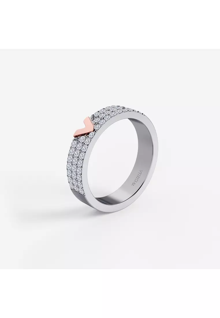 Vinstella Together With You Dual Colour Couple Ring