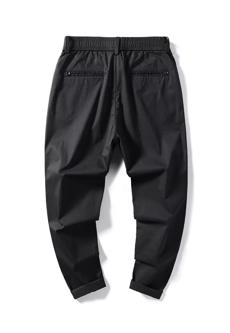 Ice Silk Feeling Cropped Pants AY-L808