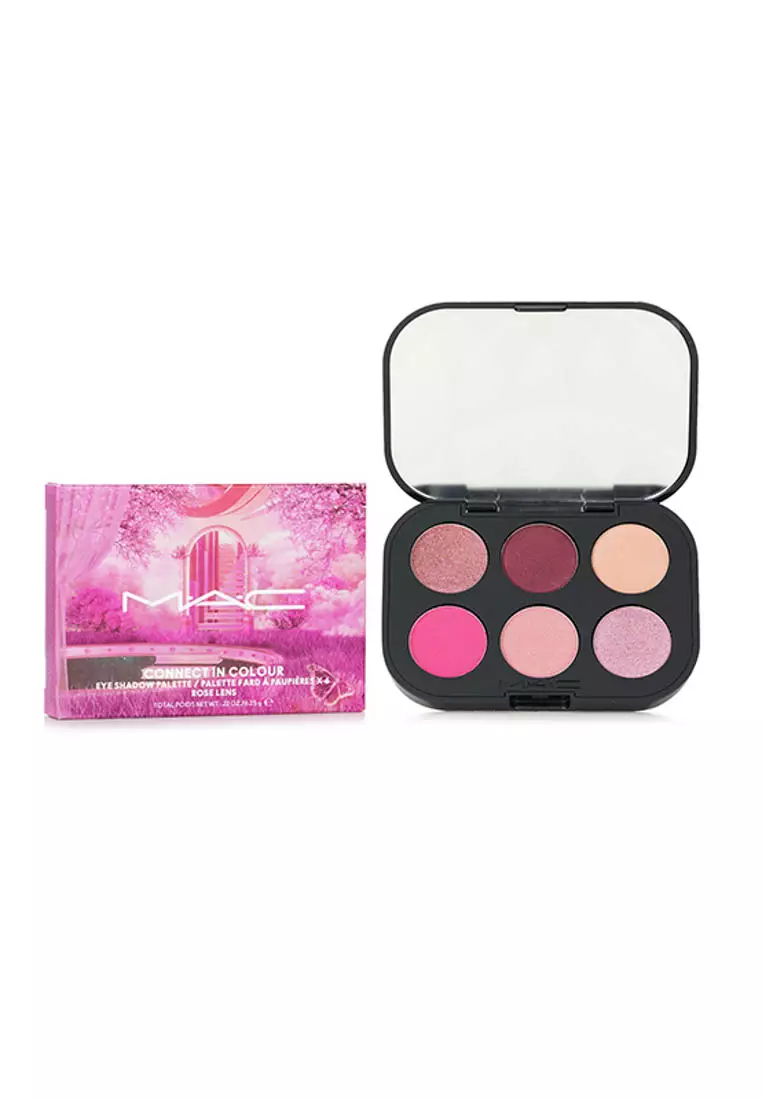 Mac - Connect In Colour Eye Shadow (6x Eyeshadow) Palette - # Rose Lens 6.25g/0.22oz