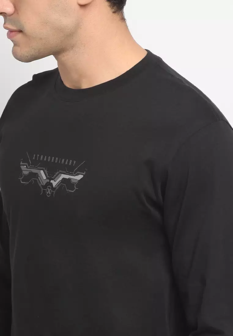 XTRAORDINARY (XO) T-Shirt Cotton Combed Lengan Panjang Pria 2073290053