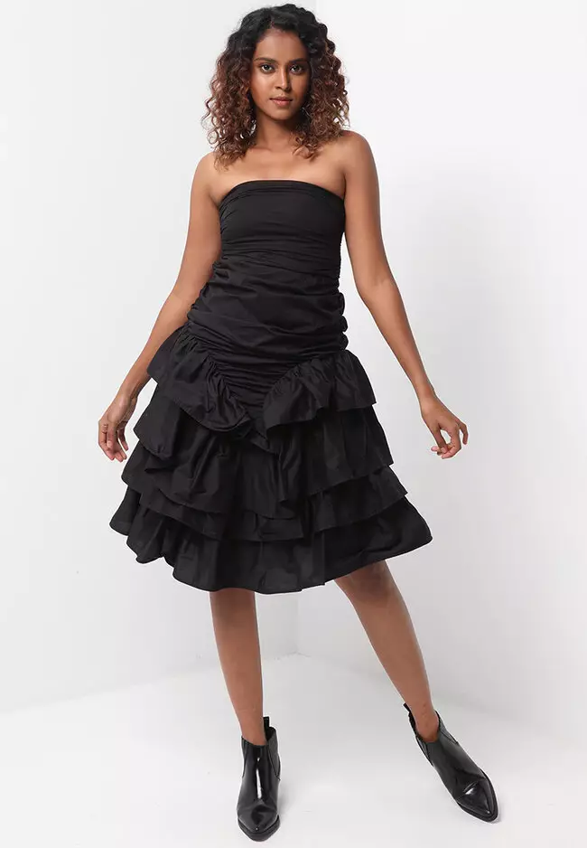 Desigual x Stella Jean: Ruched Dress