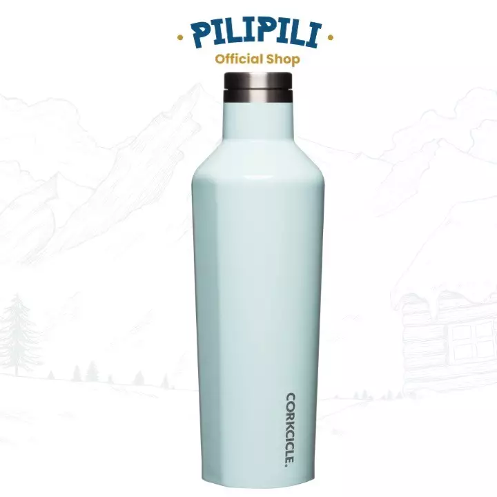 Corkcicle Canteen 16 oz / 475 ml Gloss Powder Blue