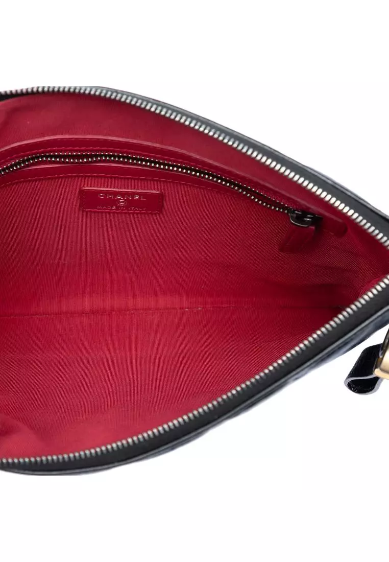 Pre-Loved Chanel Medium Aged Calfskin Gabrielle O Case Clutch