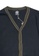 East Pole green Men's V-neck Cotton Cashmere Contrasting Cardigan E9A42AA71B7C04GS_2
