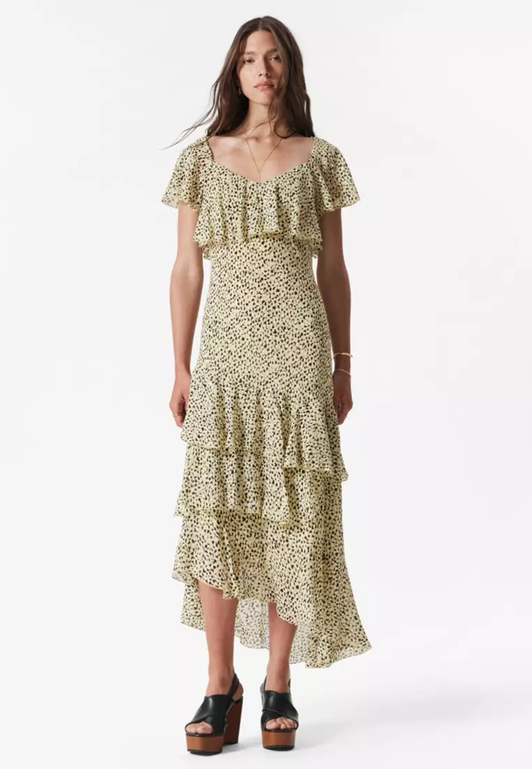 Ruffle Midi Dress