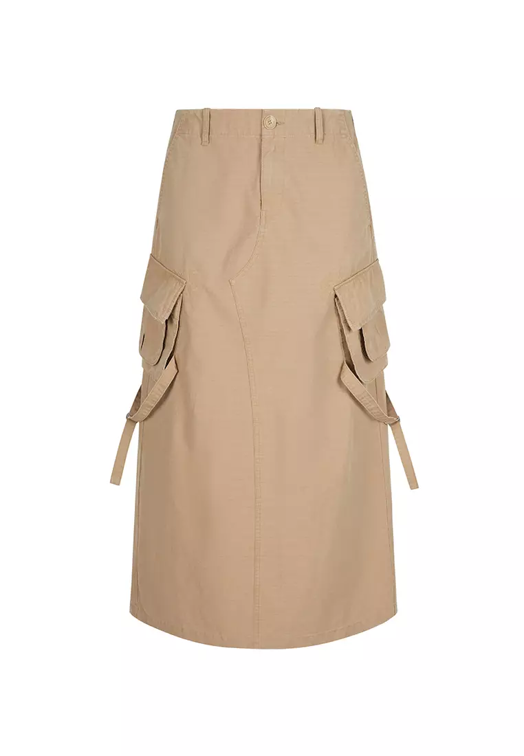 Long waist skirt with laces