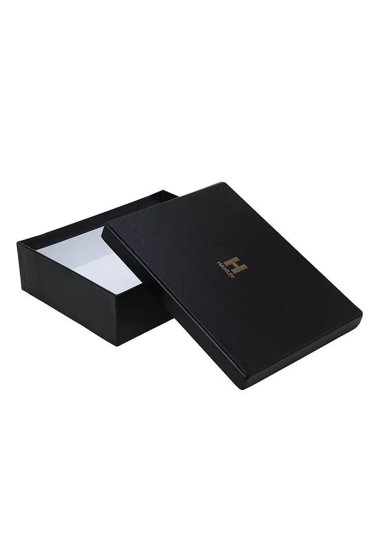 Zackly Dompet Kartu ID Card Holder Handmade Minimalist Slim Design Material Leather Kulit ORIGINAL - Black