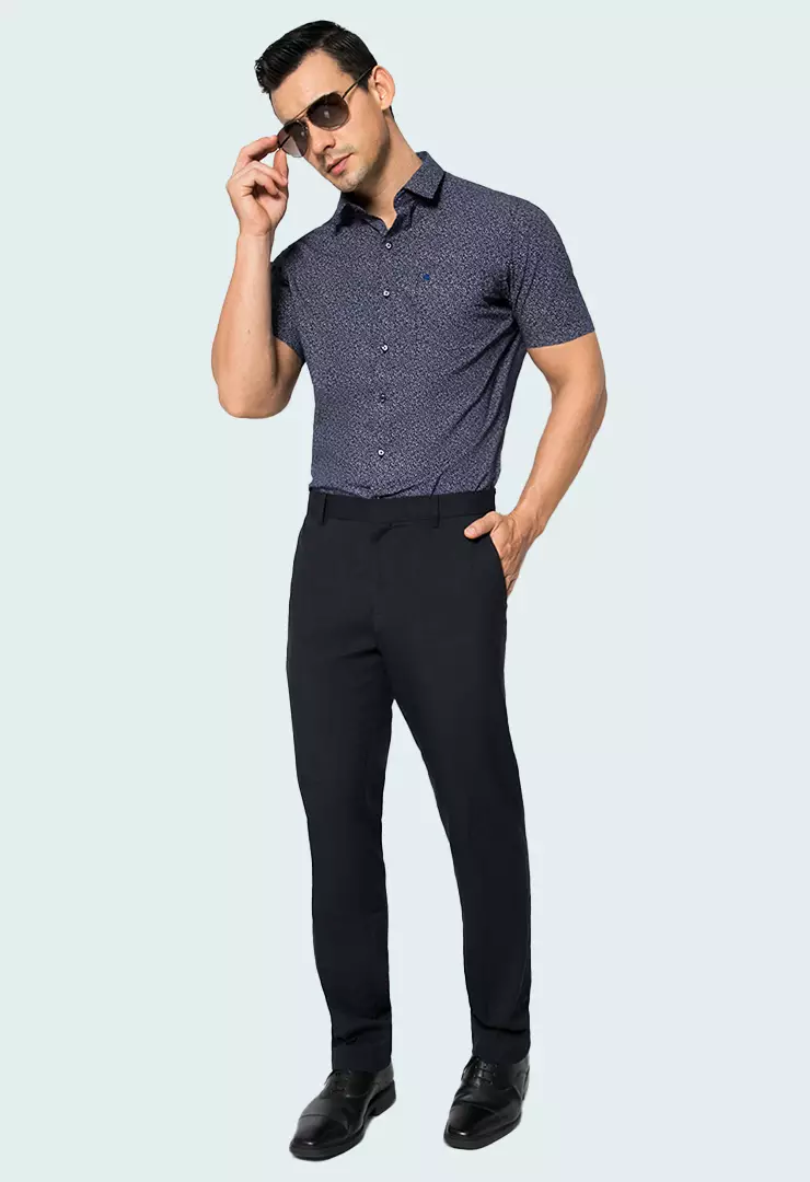 Johnwin - Celana Formal - Hitam - Regular Fit - F.965.008.157.C