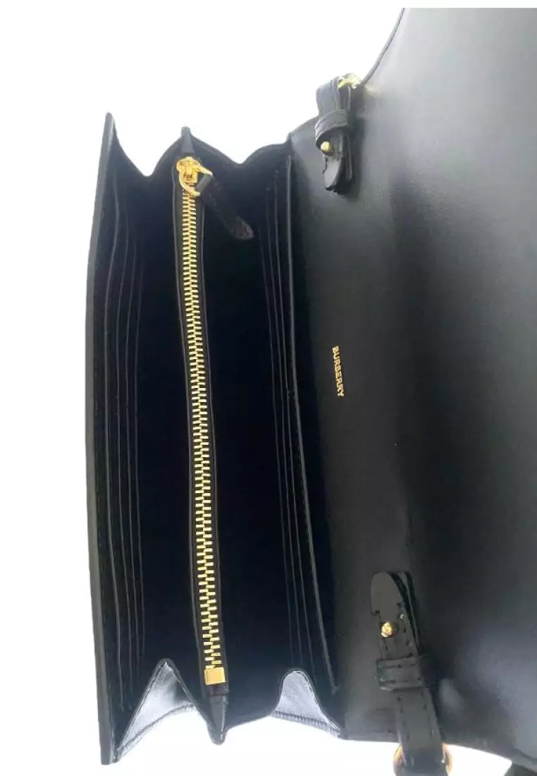 Burberry Hannah Icon Stripe WOC Beige/Black