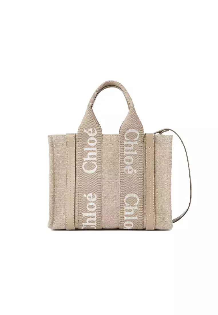 Small Woody Tote Bag Boyish Brown CHC23AS397L1720E