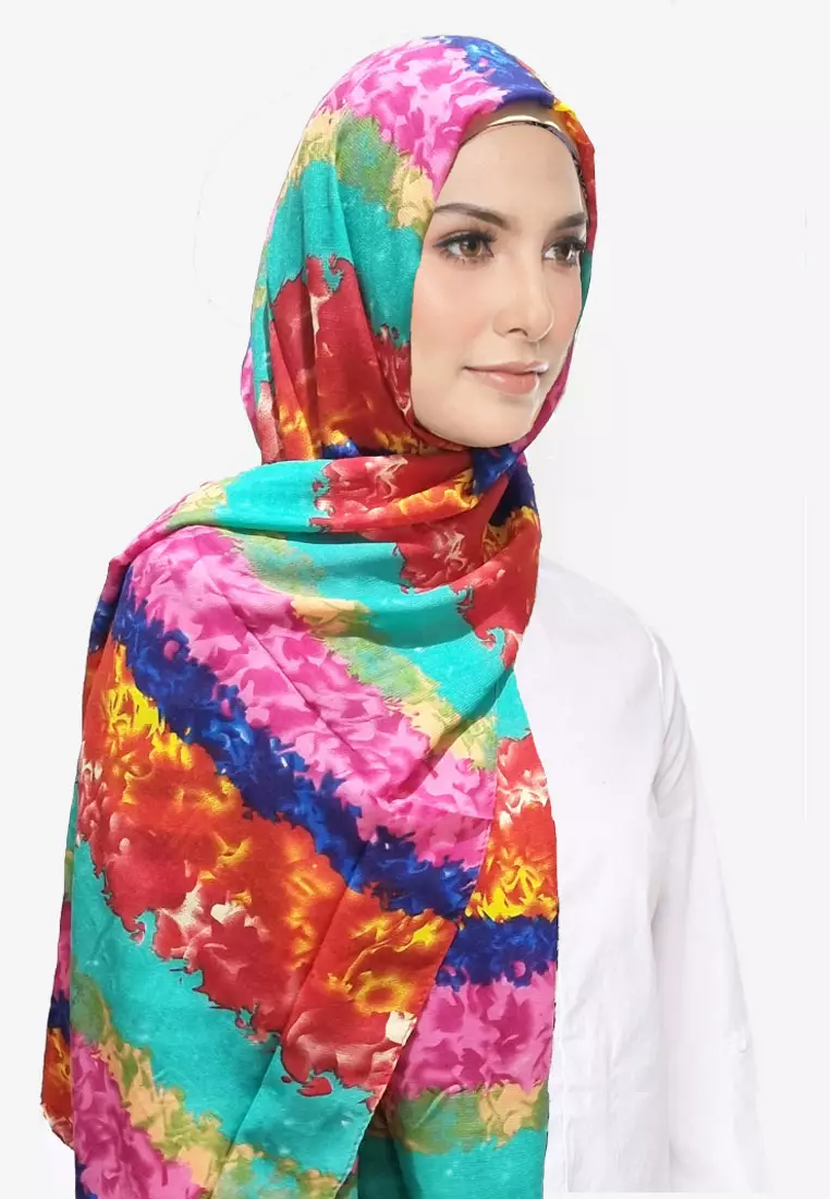 Luna Rosy Pashmina Hijab Pink