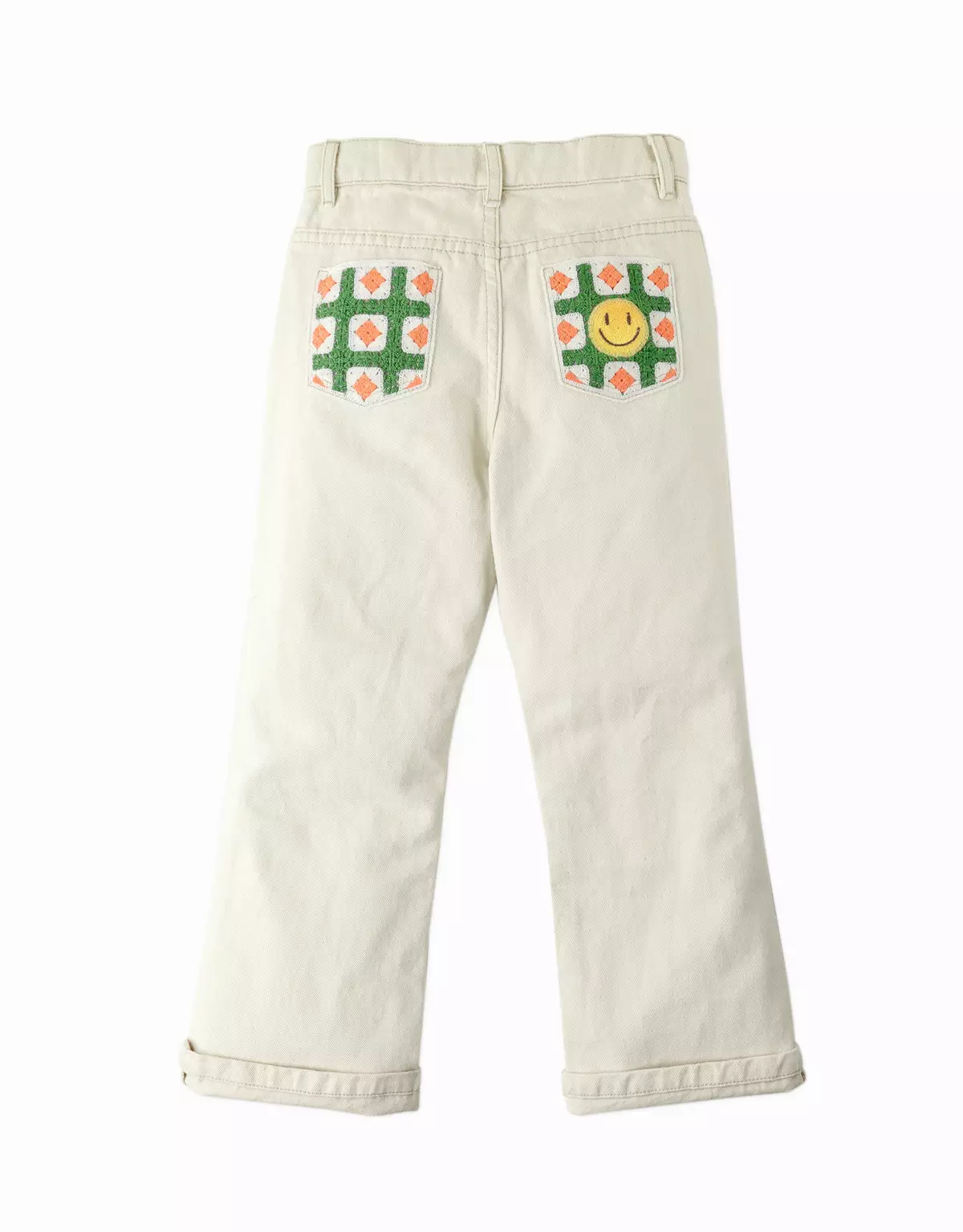 Gingersnaps Amalfi Pants Offwhite - Celana Panjang Anak Perempuan (Putih)