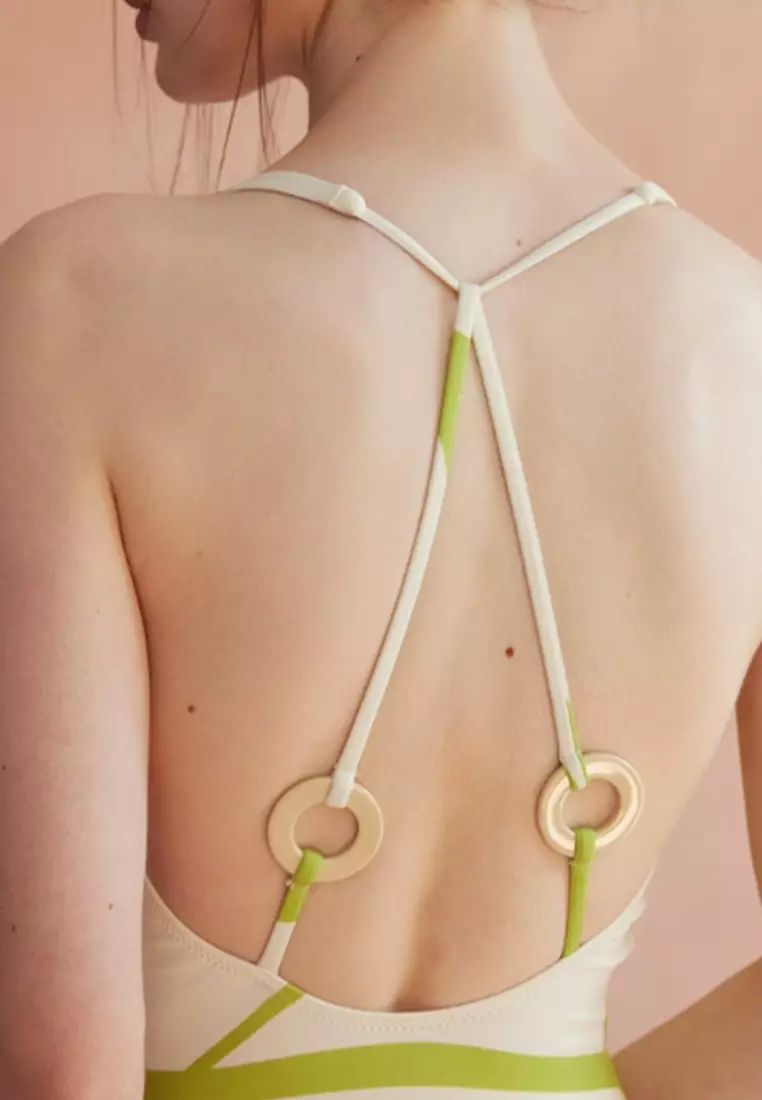 新款連體吊帶泳衣 CA24032110MT