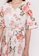 Hook Clothing white and pink and multi Floral Surplice Pleated Dress 31034AADF2E82CGS_5