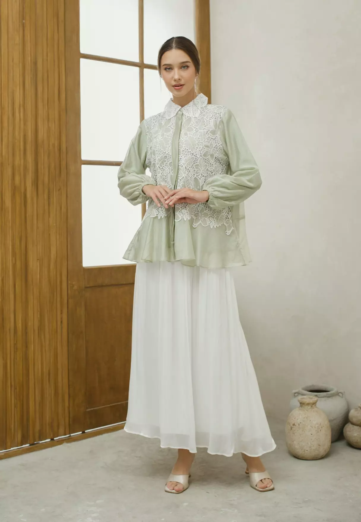 Emilie Blouse - Sage