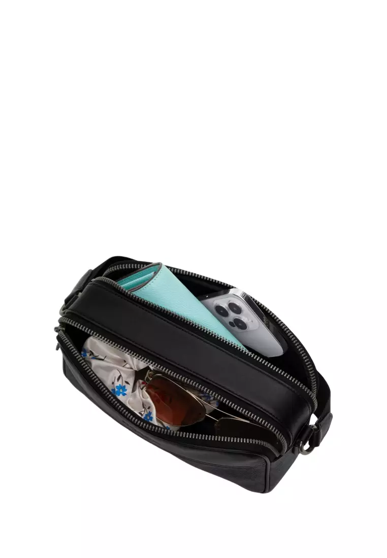 Graham Crossbody Bag Gunmetal Black