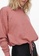 ONLY pink Square Long Sleeves String O-Neck Sweatshirt 6D1EBAA40AA967GS_3