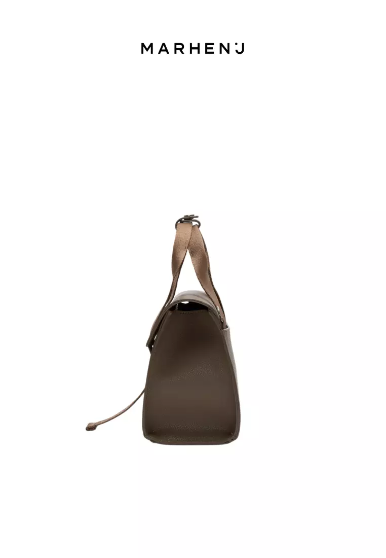 LUDY Vegan Leather Crossbody Bag Taupe