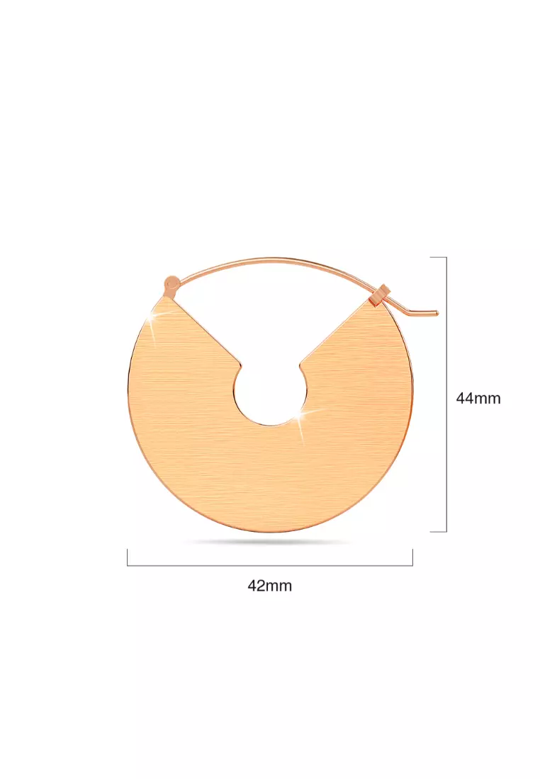 Grande Rose Gold Hoop Earrings