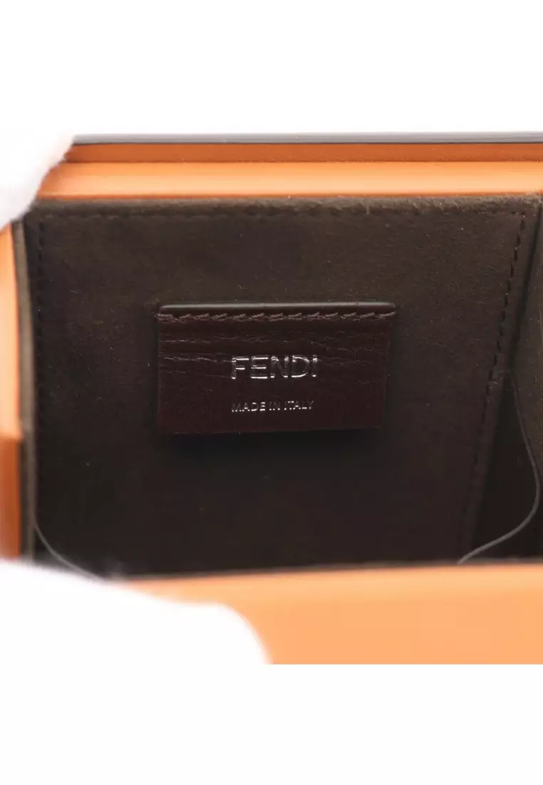 特価ブランド Buy Fendi Pre-Loved Fendi box Shoulder bag leather Brown ラッピング・包装
