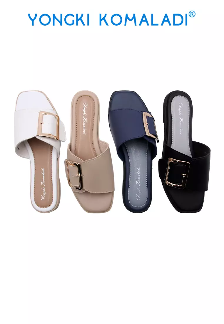 [ ORIGINAL ] YONGKI KOMALADI SANDAL OL-AR47711-24 COKLAT MUDA