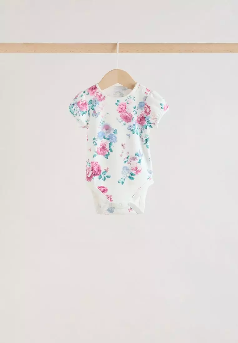 Baby Short Sleeve Bodysuits 5 Pack