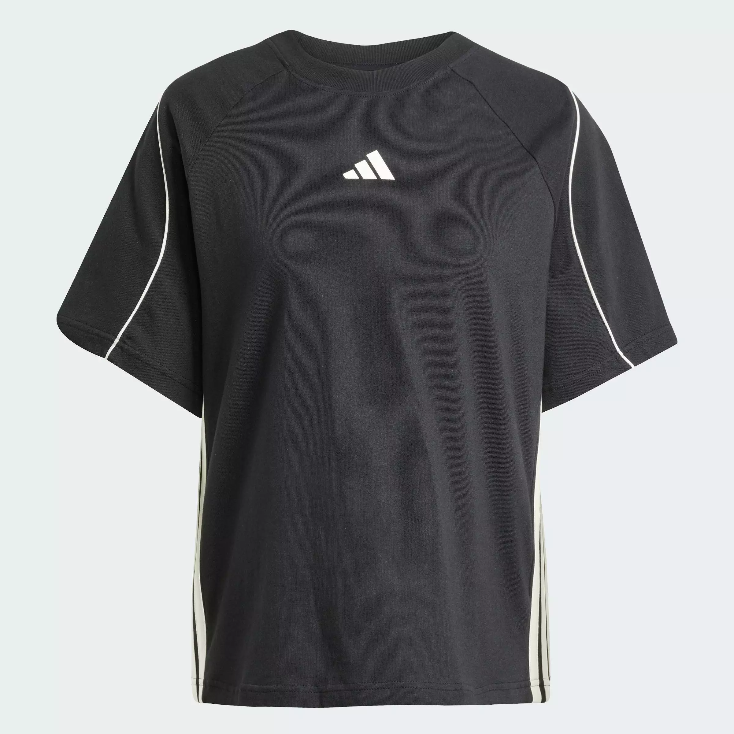 Lifestyle Stadium 3-Stripes Tee Women Black JV7009