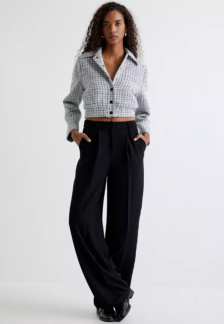 Crop Tweed Jacket
