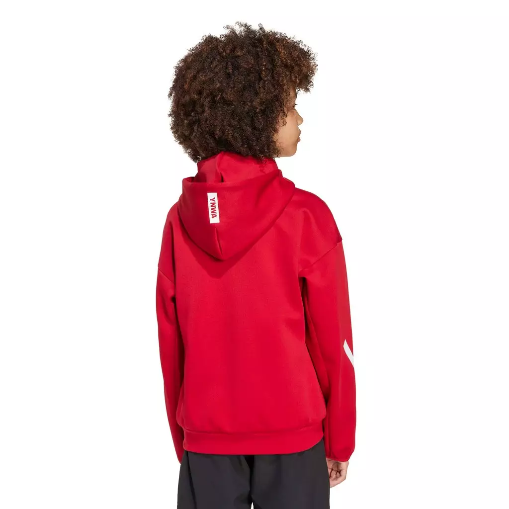 ADIDAS Liverpool FC ADIDAS Z.N.E. Anthem Jacket Kids JW5482 - Jaket Anak (Merah)