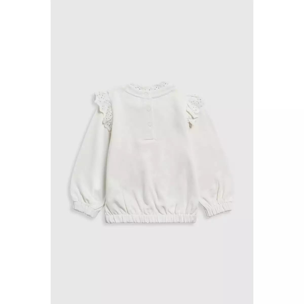 Mothercare Cream Crochet Sweat Top - Sweater Bayi Perempuan (Krem)