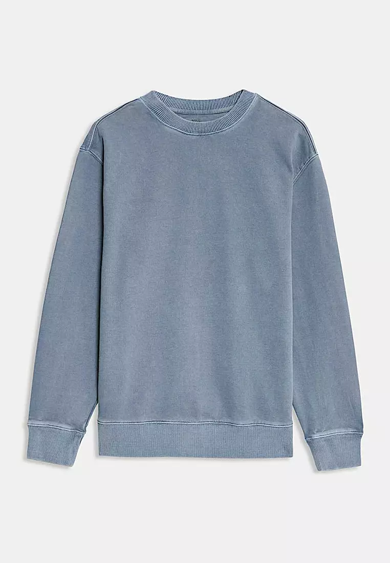 Pure Cotton Garment Dye Sweatshirt